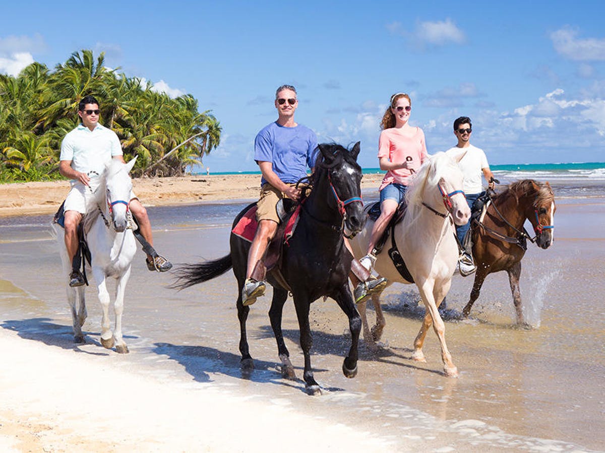 Lodging near El Yunque with Horseback Riding on the Beach